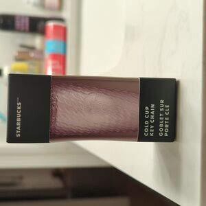 Starbucks cold cup keychain